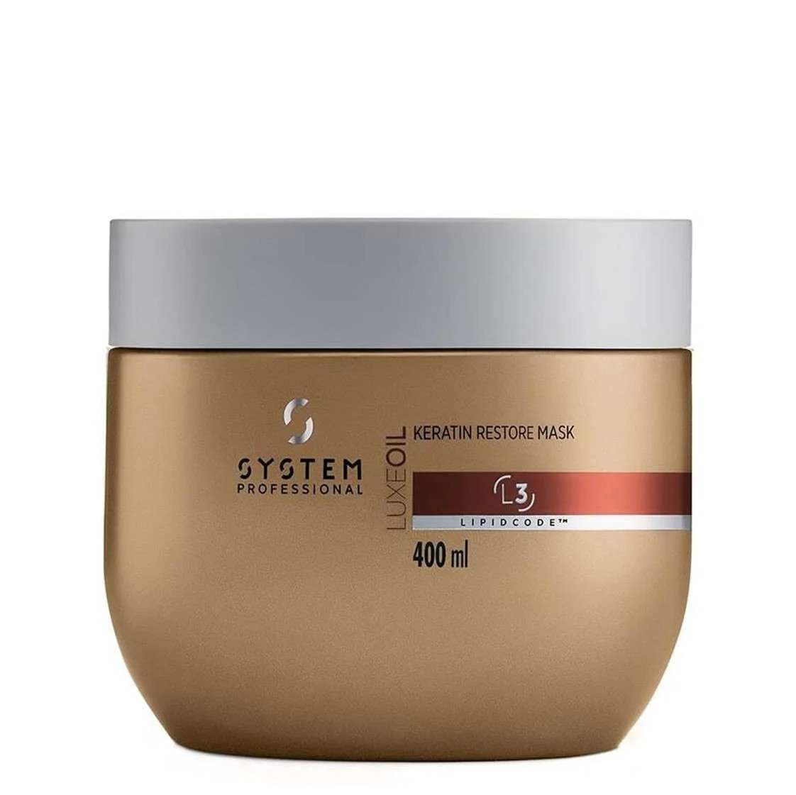 SYSTEM PROFESSIONAL LUXEOIL KERATIN RESTORE MASK L3 – MASCHERA CON CHERATINA 400 ML.
