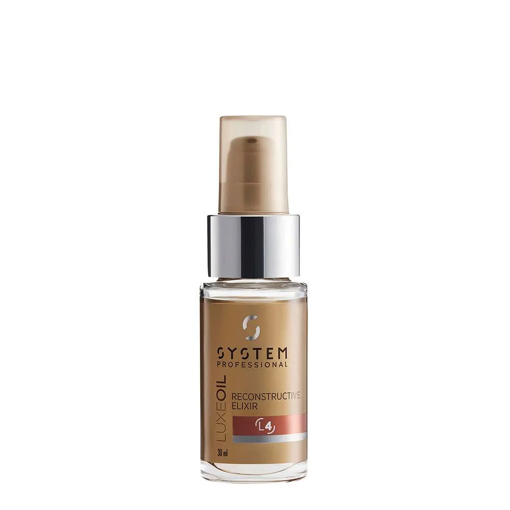 SYSTEM PROFESSIONAL LUXEOIL RECONSTRUCTIVE ELIXIR L4 – OLIO RISTRUTTURANTE CON CHERATINA 30 ML.