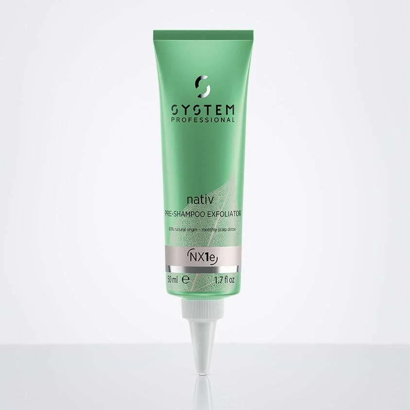 SYSTEM PROFESSIONAL NATIV CLAY PRE-SHAMPOO EXFOLIATOR NX1E – DETOX CUTANEO MENSILE 50 ML.
