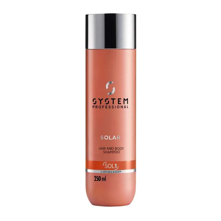 SYSTEM PROFESSIONAL SOLAR SHAMPOO SOL1 – SHAMPOO SOLARE CORPO E CAPELLI 250 ML.