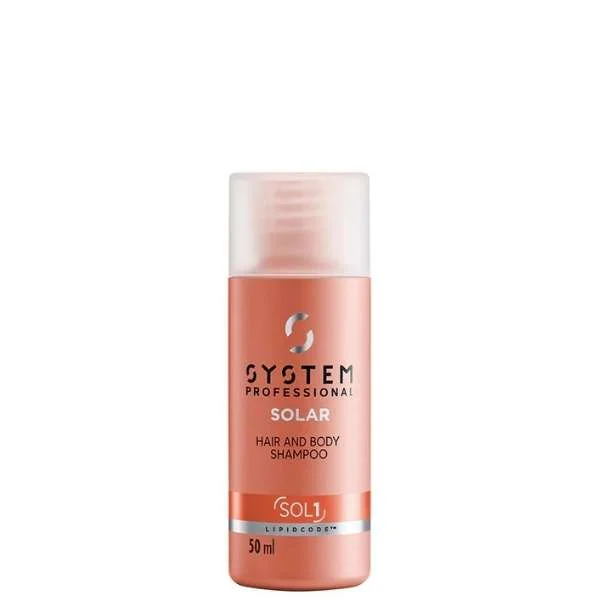 SYSTEM PROFESSIONAL SOLAR SHAMPOO SOL1 – SHAMPOO SOLARE CORPO E CAPELLI 50ML.