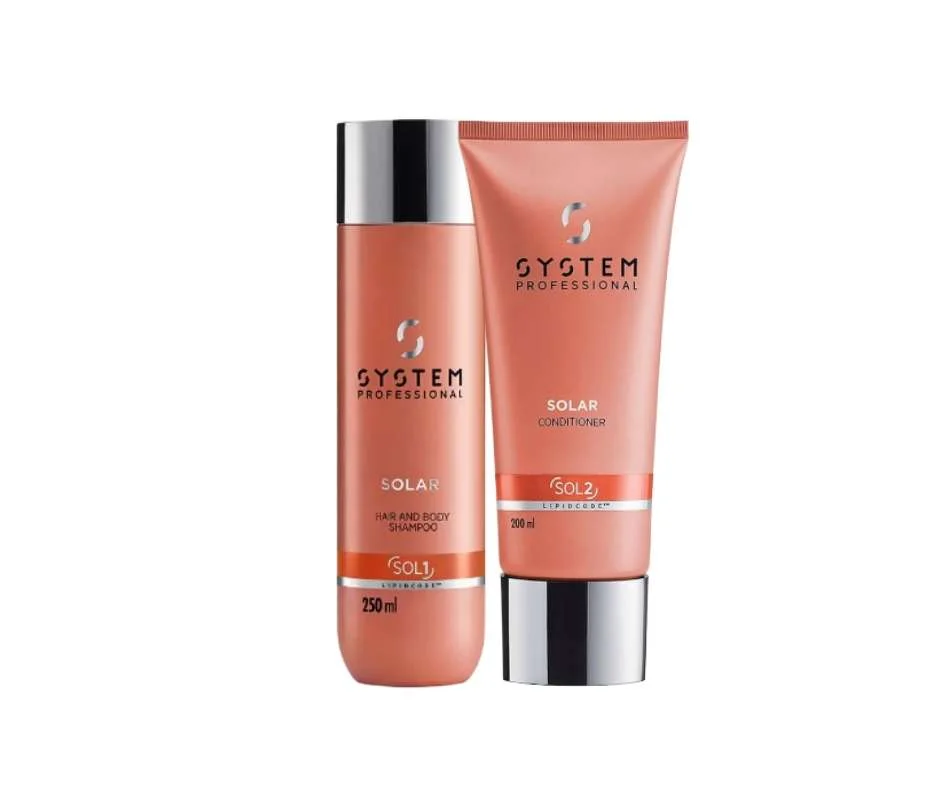 SYSTEM PROFESSIONAL SOLAR – SHAMPOO 250 ML. + CONDITIONER 200 ML.