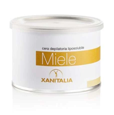 XANITALIA CERA DEPILATORIA LIPOSOLUBILE NATURALE MIELE VASO 400 ML.