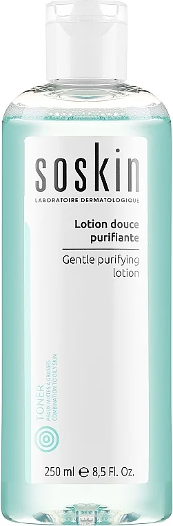 Lozione detergente per pelli grasse e miste