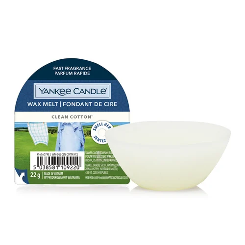 YANKEE CANDLE Cera da Fondere – Clean Cotton