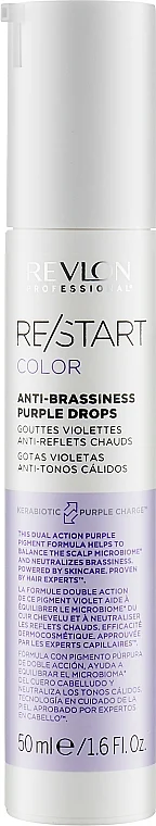 Siero per capelli colorati con pigmento viola