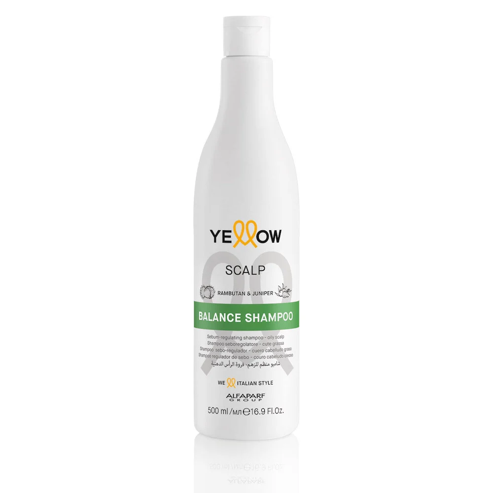 ALFAPARF YELLOW SCALP BALANCE SHAMPOO SEBOREGOLATORE CUTE GRASSA 500ML