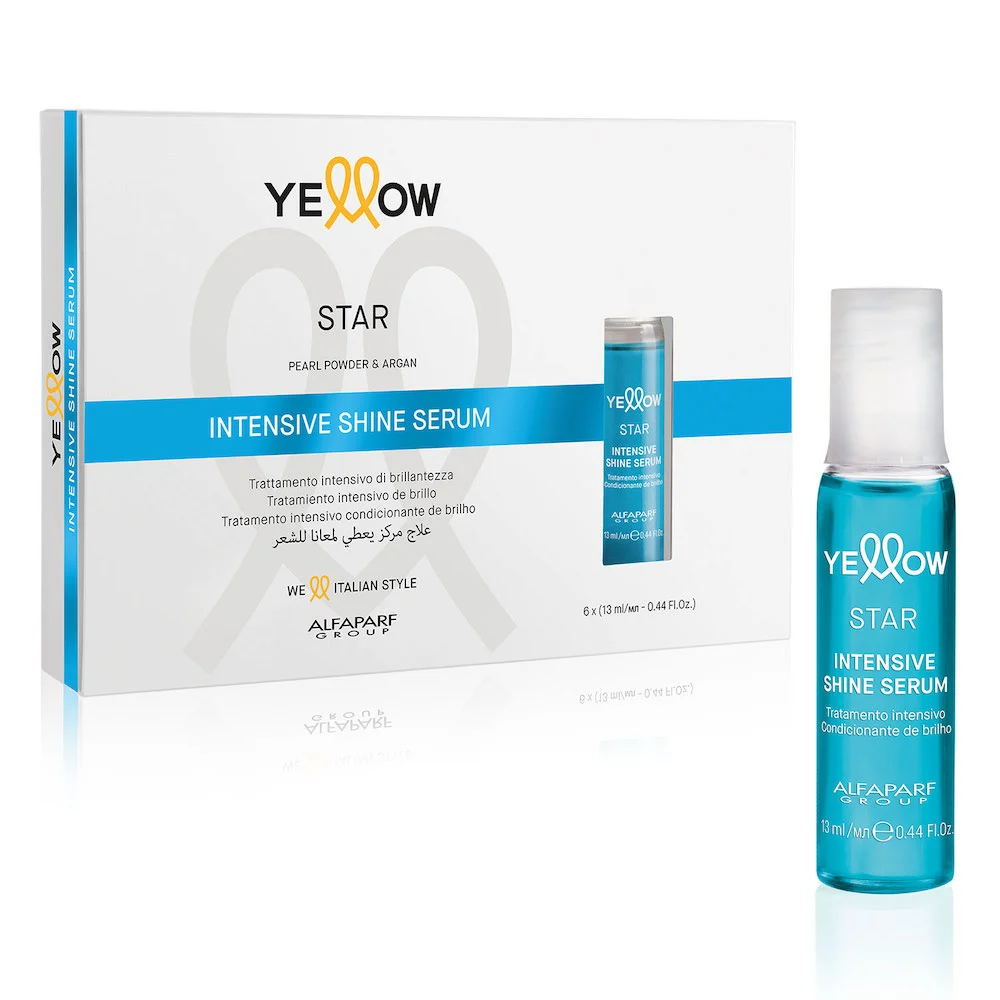 ALFAPARF YELLOW STAR INTENSIVE SHINE SERUM TRATTAMENTO INTENSIVO DI BRILLANTEZZA 6X13ML