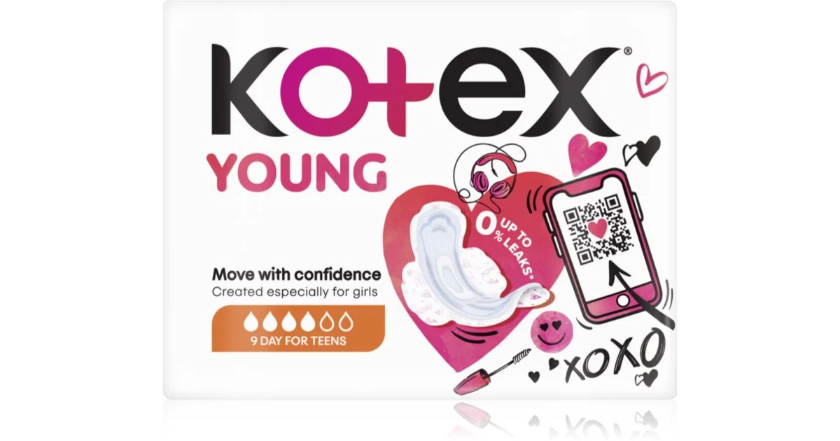 Kotex Young Day assorbenti 9 pezzi