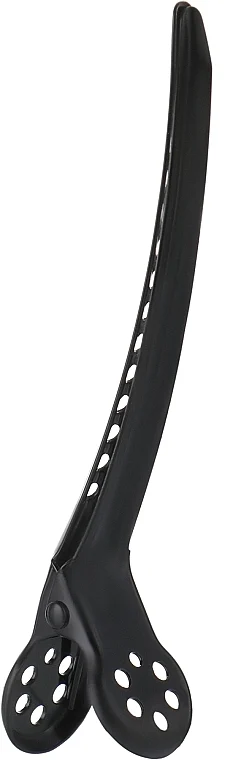 Fermacapelli, metallo denso, nero
