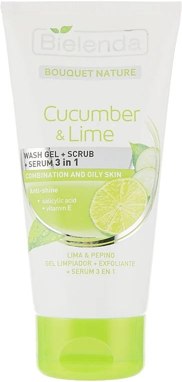 3 in 1 Gel detergente, Peeling, Siero