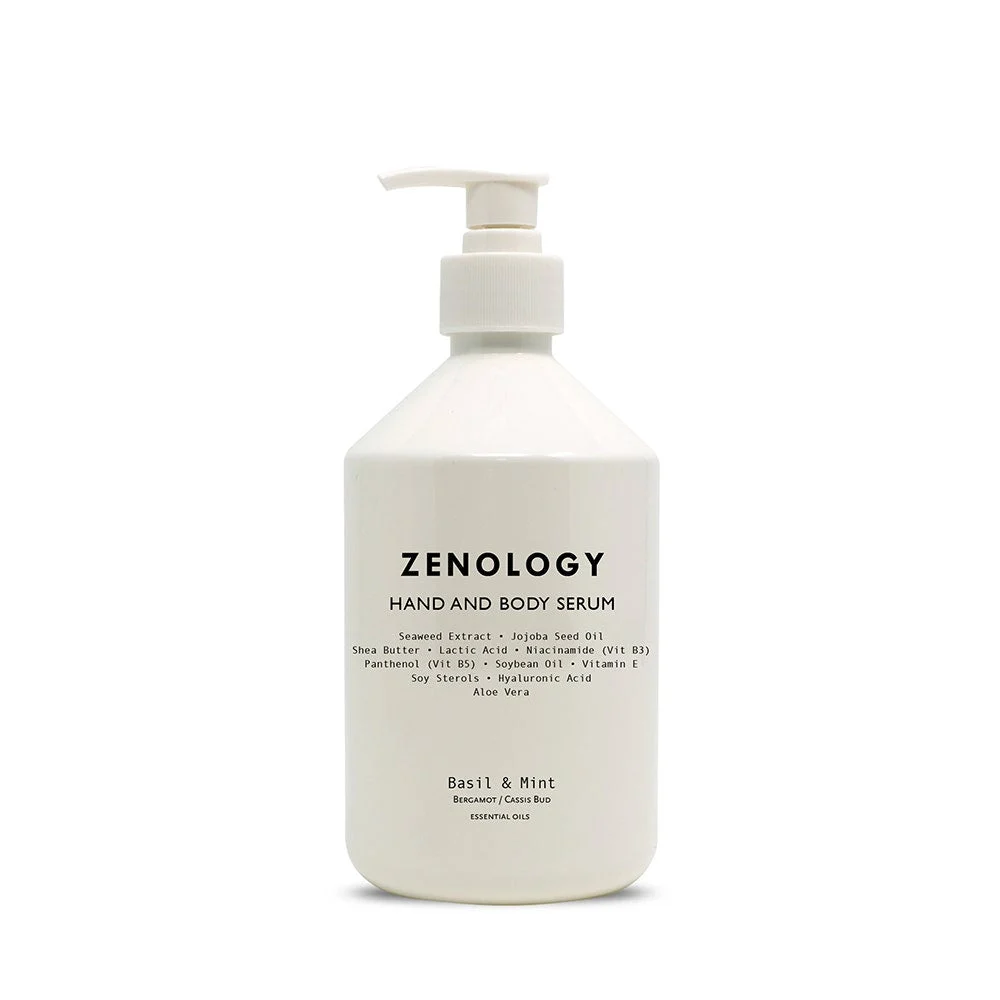 Siero mani e corpo Zenology Basil & Mint