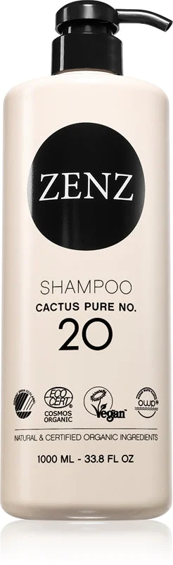 ZENZ Organic Cactus Pure No. 20 shampoo idratante adatto ai soggetti allergici 1000 ml